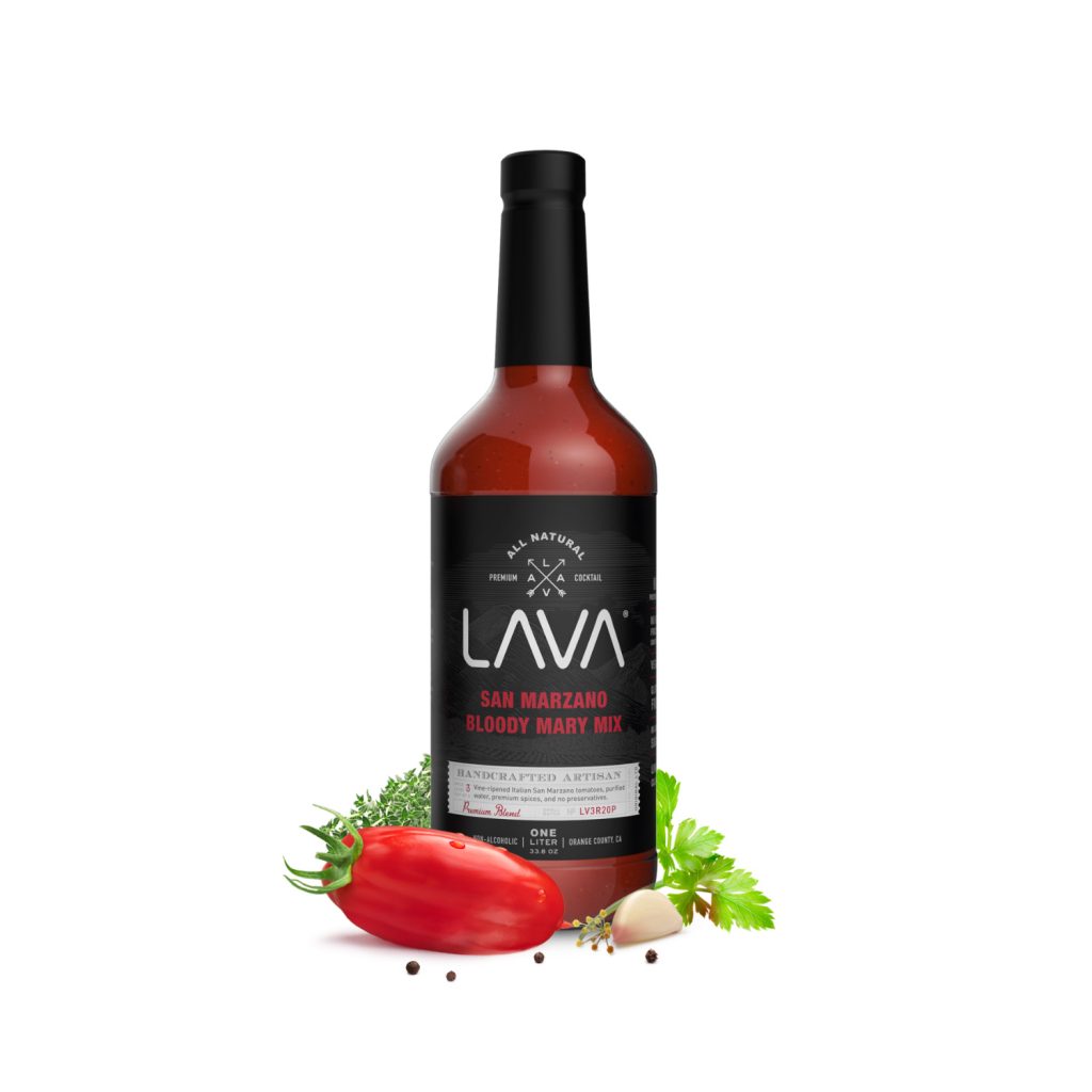 LAVA Premium Strawberry Margarita Mix made with Real Strawberries