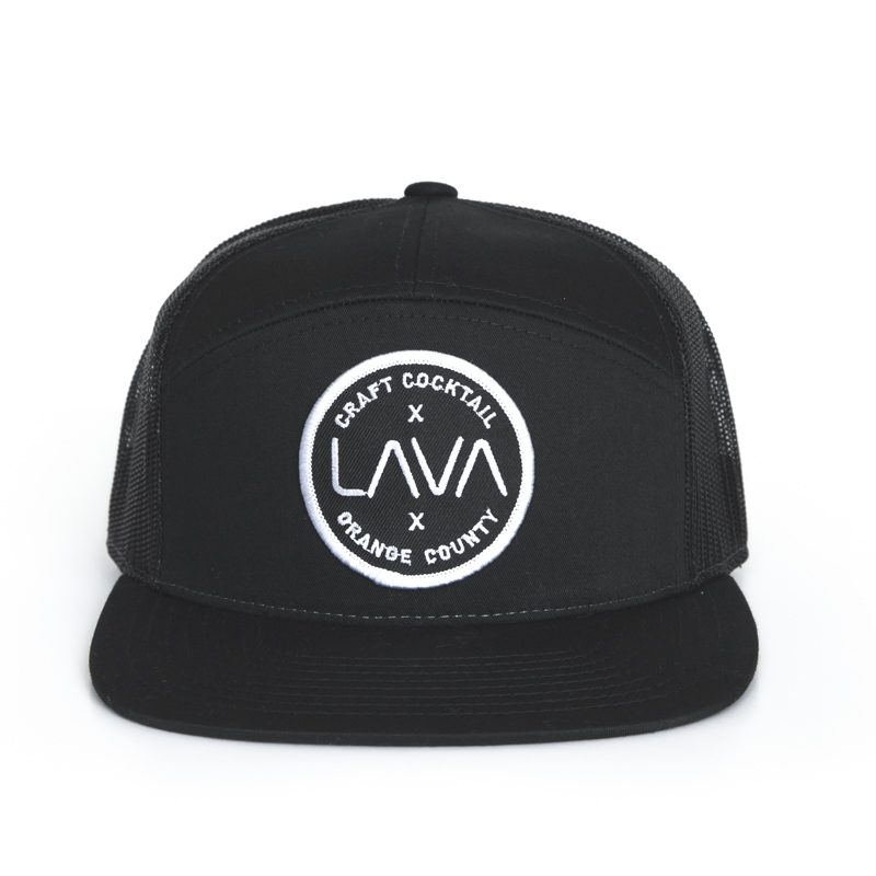 LAVA Solid Black Trucker Hat - LAVA Craft Cocktail Co.