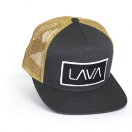 lava charcoal old gold trucker snapback cap hat golf leisure apparel