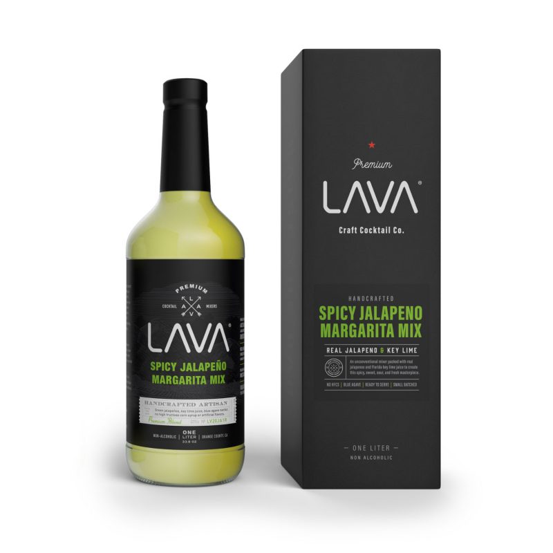 LAVA Premium Spicy Jalapeno Margarita Mix made with Real Jalapenos