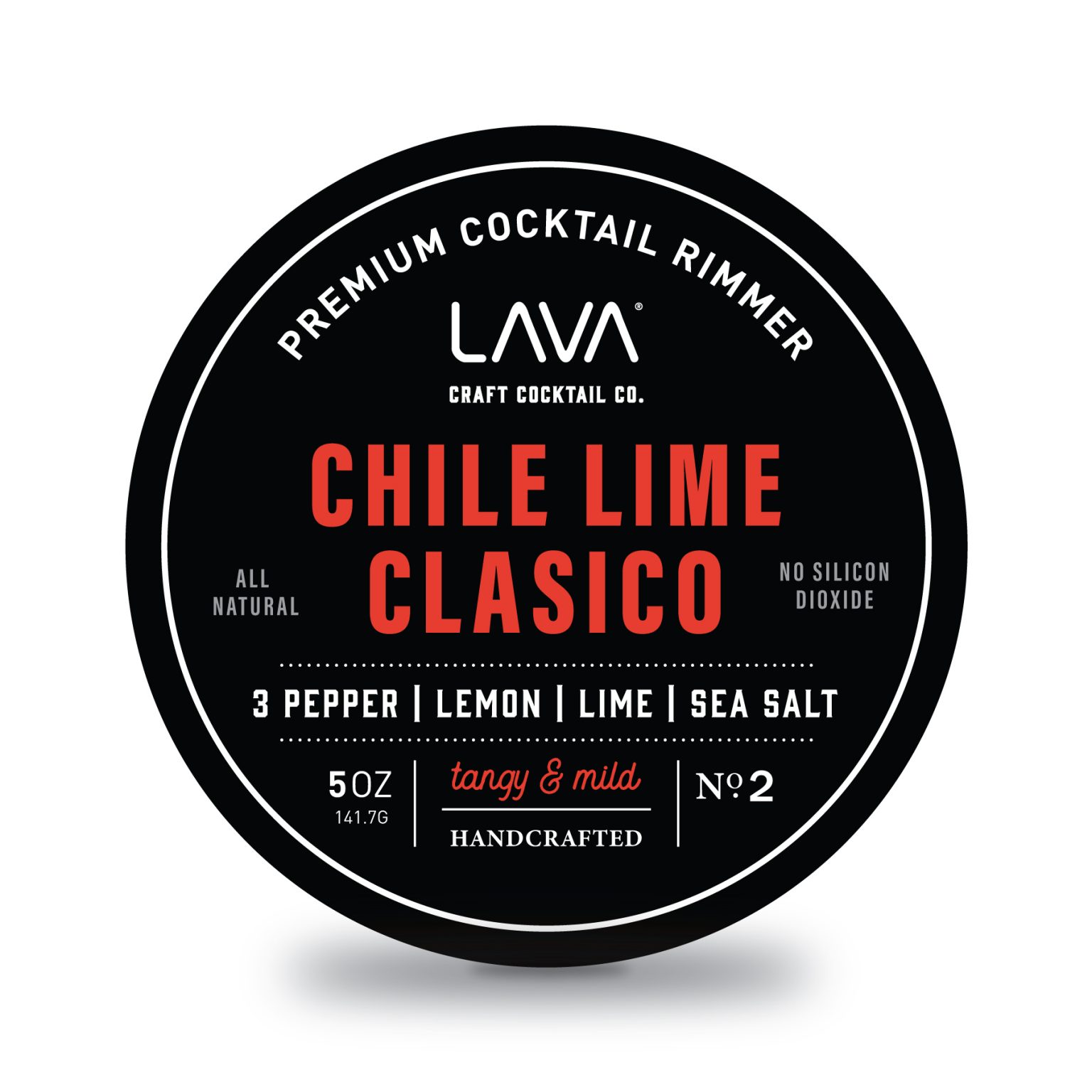 LAVA Premium Lemon Drop Sugar Rimmer 5oz | All Natural Lemon Drop Sugar Rimmer