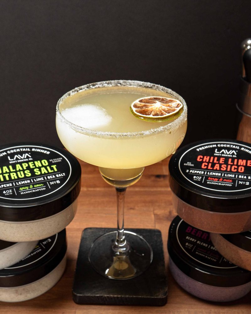Liquid Cocktail Rimmer (6-Pack) LAVA Premium All Natural Cocktail Rimmer Set 6 Flavors