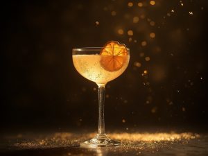 Ghoul's Gold Halloween Cocktail Recipe