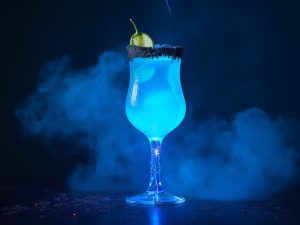 Electric Poison Halloween Cocktail Recipe