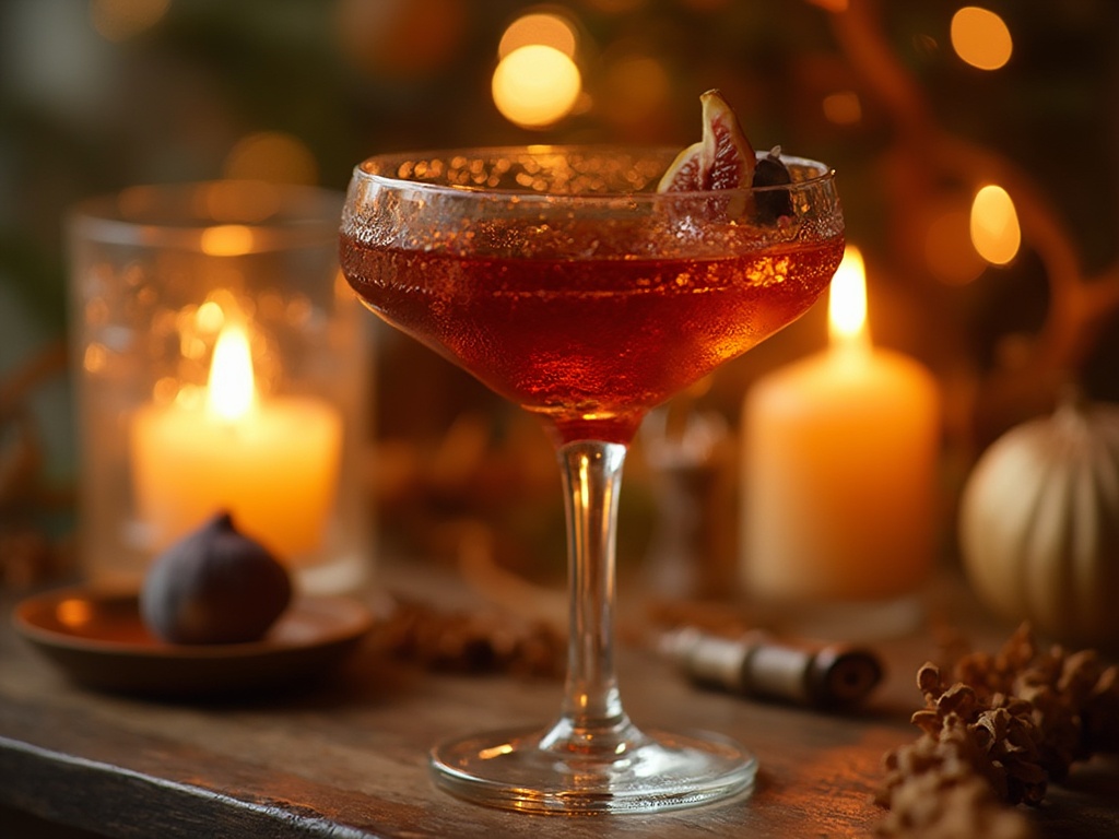 Smoked Fig & Demerara Manhattan