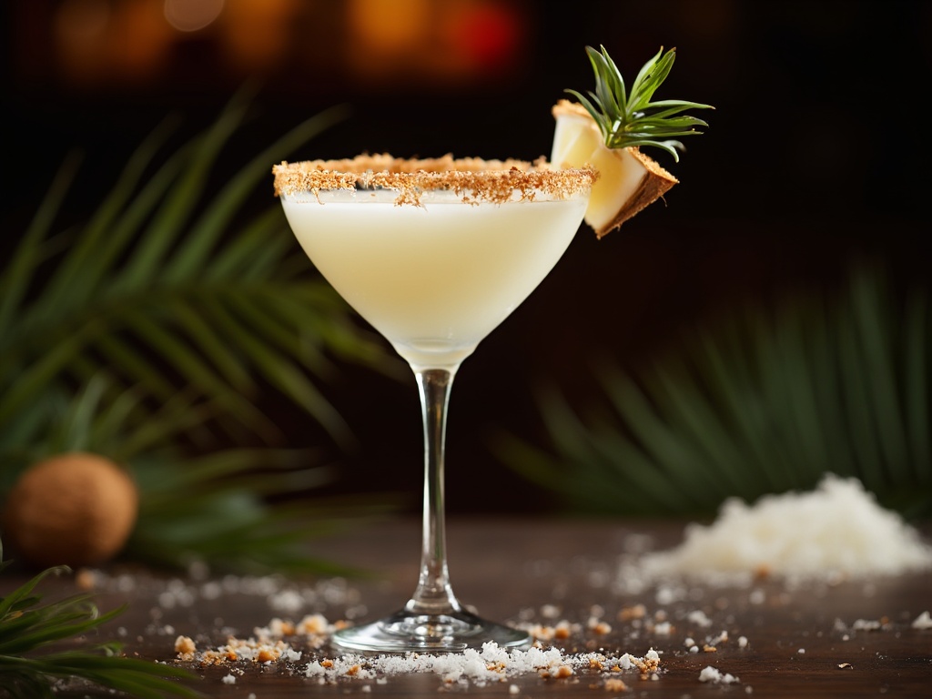 Toasted Coconut White Martini