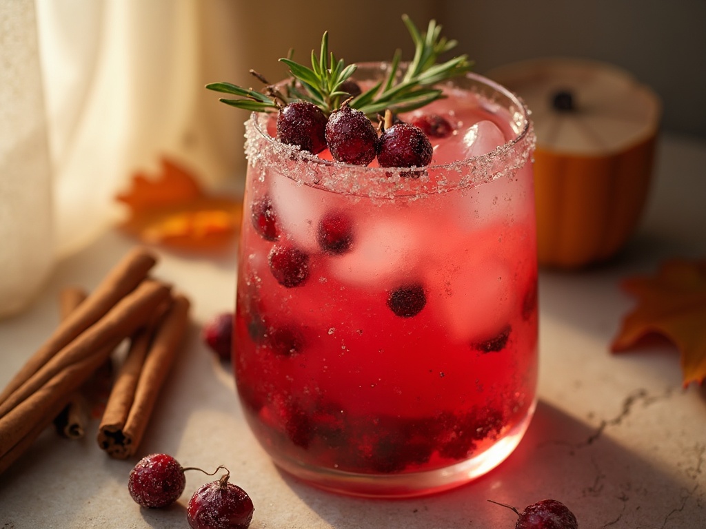 Spiced Cranberry Paloma