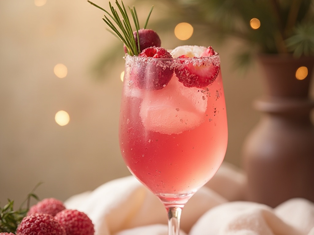 Cranberry Lychee Spritz
